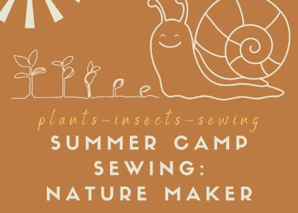 Kids | Sewing: Junior Designer's Nature Makers, 7-12yrs