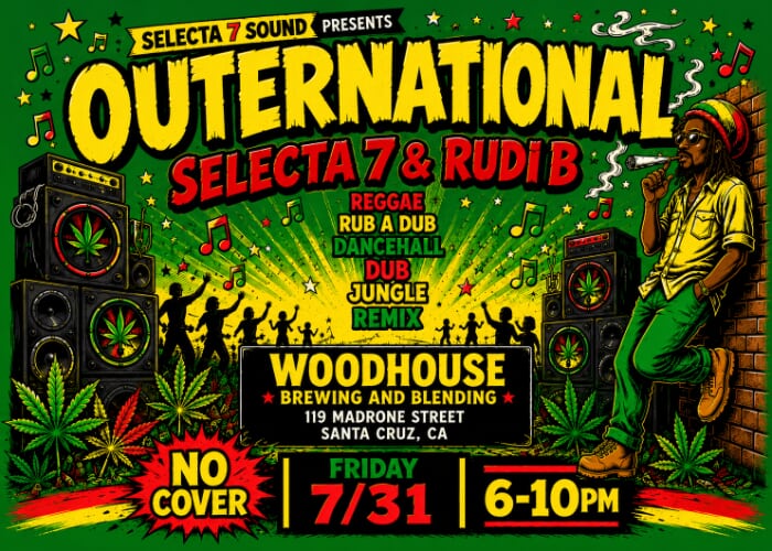 OUTERNATIONAL (((Global Bass Dance))) At Woodhouse With Selecta 7 Sound