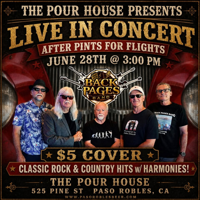 BACK PAGES BAND live