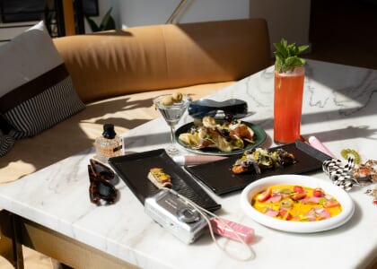 Girl Dinner at Travail