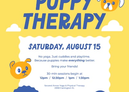 Puppy Therapy in Church Hill
