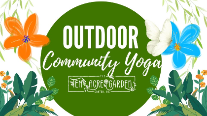 Community Outdoor Yoga in the Garden