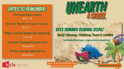 2026 BCLS Summer Reading: Unearth a Story
