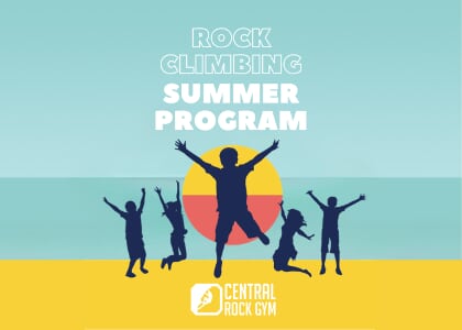 Youth Summer Climbing Program at Central Rock Gym