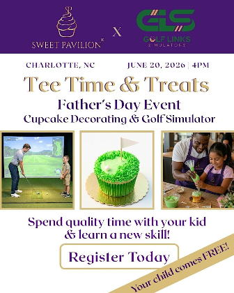 Tee Time & Treats | Cupcake Decorating & Golf Simulator