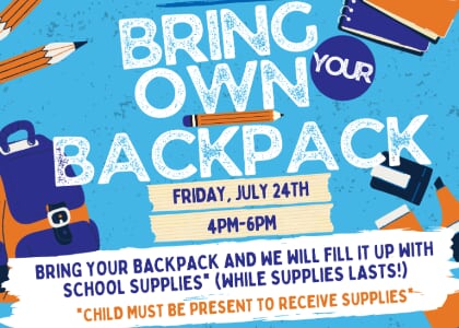 Miller-Motte College Chattanooga Presents: Bring Your Own Backpack Event