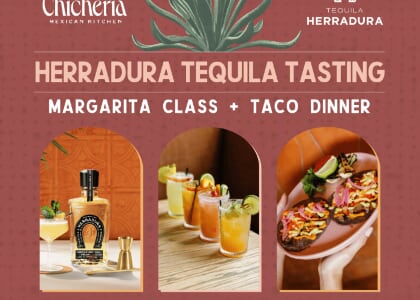 Herradura Tequila Tasting, Margarita Class & Taco Dinner