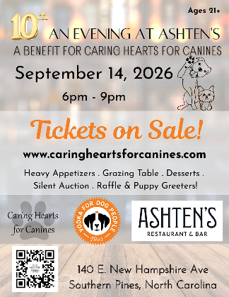 10th Annual Evening at Ashten's Benefit Event for Caring Hearts for Canines