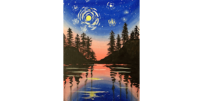 Starry Lake - Paint and Sip in Louisville | Classpop!™