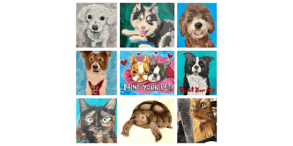 Pretty Pet Portraits - Paint and Sip in Indianapolis | Classpop!™