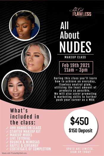 All About Nudes Makeup Class Wxix Fox 19 Calendar