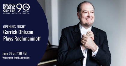 Opening Night: Garrick Ohlsson Plays Rachmaninoff