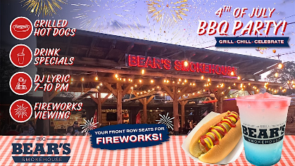 4th of July BBQ Party at Bear's Smokehouse BBQ