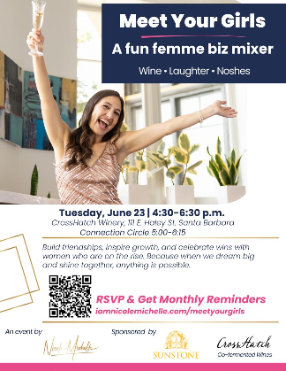 Meet Your Girls: Fun, Femme Biz Mixer @ CrossHatch Winery