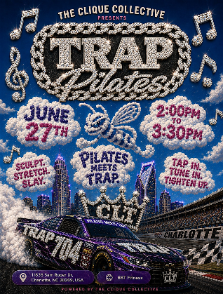 Trap Pilates Charlotte | Charlotte's Pilates Class Built for the Culture
