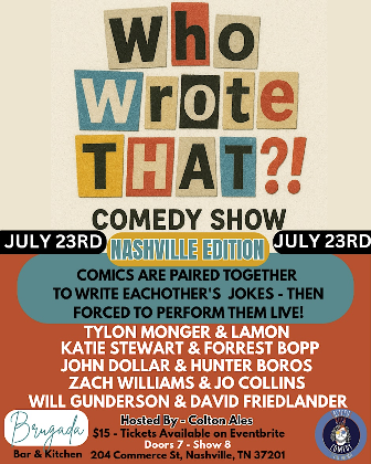 Who Wrote That?! Comedy Show