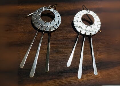 August 15, 2026 - Stamped Boho Fringe Earrings Workshop