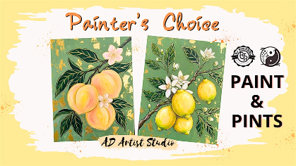 Lemons & Peaches Paint & Pints