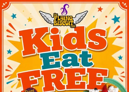 Kids Eat FREE Monday–Thursday