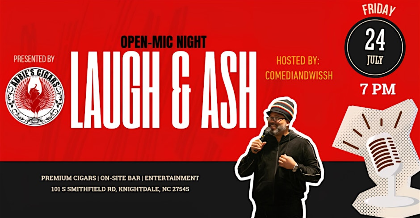 Laugh & Ash Comedy Open Mic Night