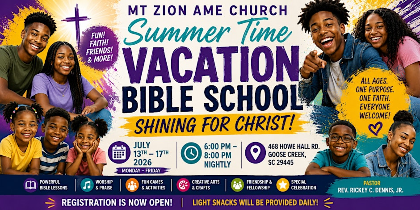 Mt. Zion AME Vacation Bible School