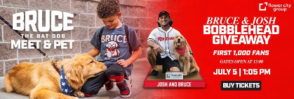 Red Wings vs LHV | Bruce Meet & Pet and Bruce & Josh Bobblehead Giveaway!