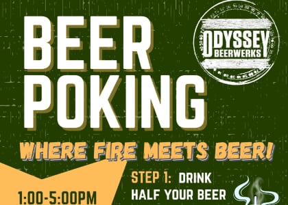 Beer Poking at Odyssey Beerwerks