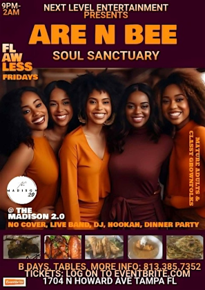 are & bee SOUL SANCTUARY: flawless fridays for MATURE ADULTS & GRN FLKS