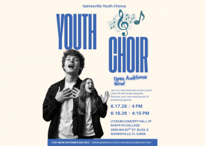 Gainesville Youth Chorus - Open Auditions