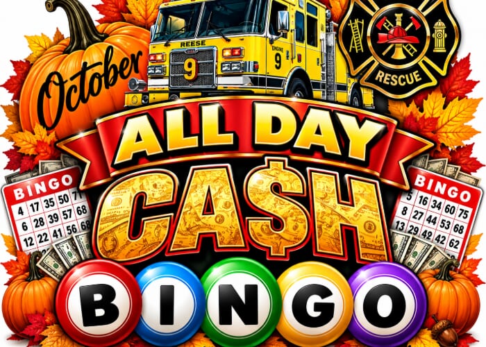 Reese Auxiliary All Cash Bingo