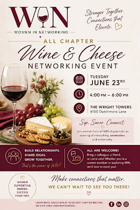Women In Networking Wine and Cheese Event