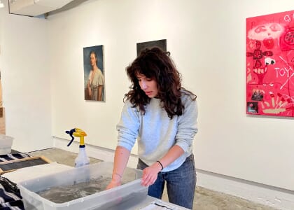 Paper Making Workshop with Becca Ibarra