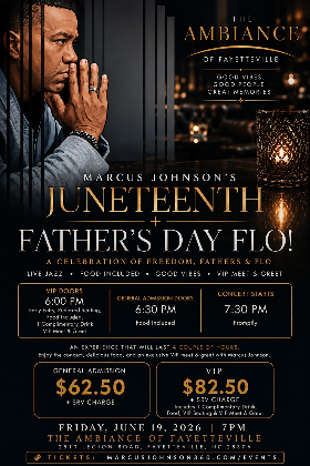 Juneteenth Joy & Father's Day FLO with Marcus Johnson at Ambiance