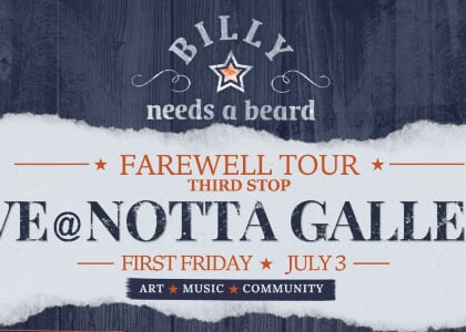 Billy Needs a Beard at Notta Gallery