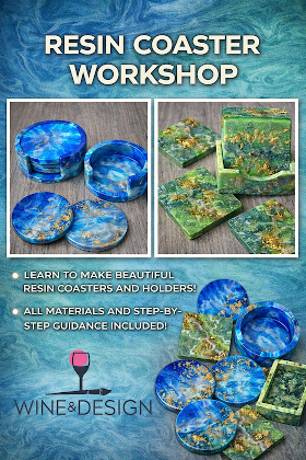Square Or Round Resin Coaster Workshop