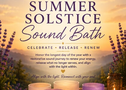 ☀️✨ SUMMER SOLSTICE SOUND BATH ✨☀️