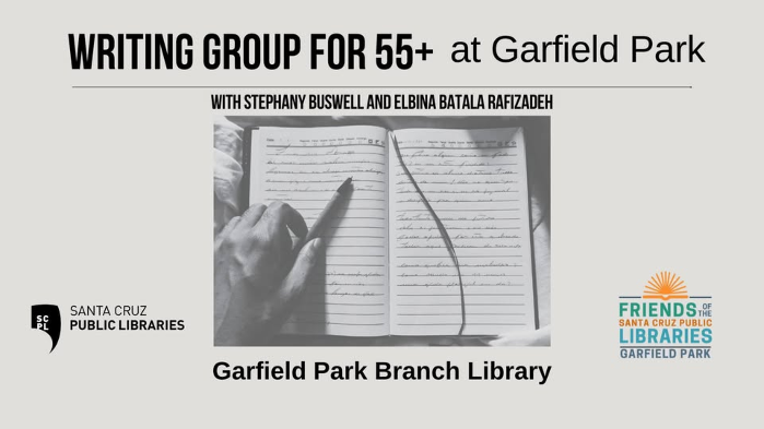 Writing Group for 55+ at Garfield Park