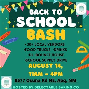 Back To School Bash Nm Living Local Calendar