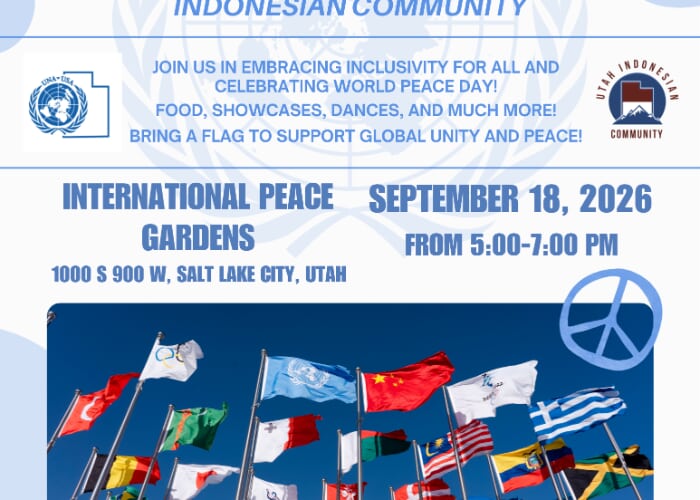 United Nations Association Of Utah Parade of Flags World Peace Day
