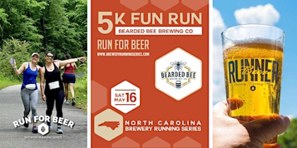5K Fun Run x BEARDED BEE BREWING CO. | 2026 NC Brewery Running Series