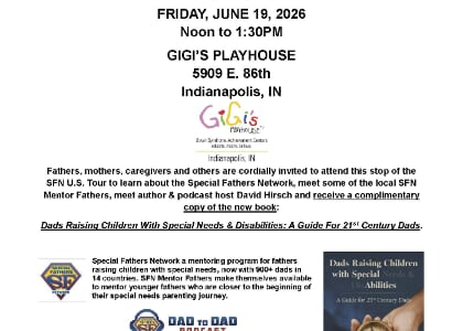 Special Fathers Network tour event, with author David Hirsch