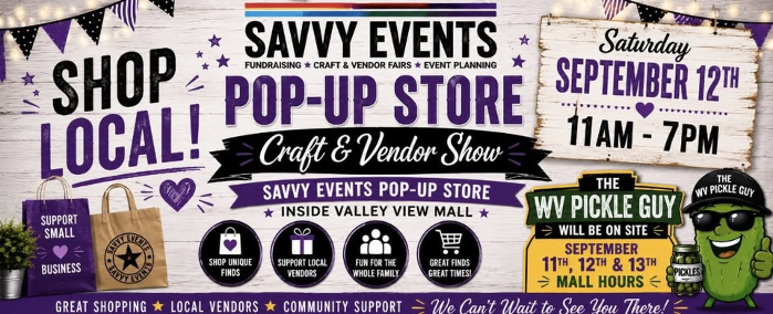 September Savvy Events Pop Up Show
