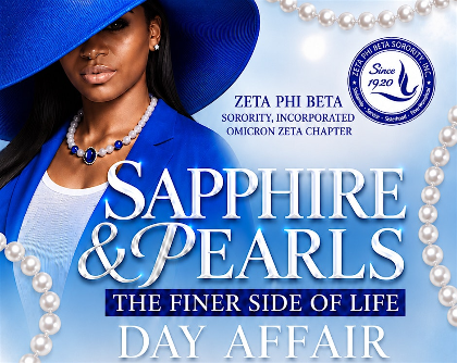 Sapphire and Pearls