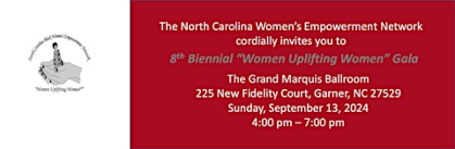 8th Biennial "Women Uplifting Women" Gala