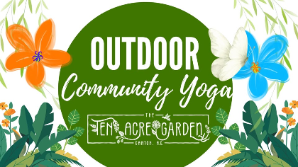 Outdoor Community Yoga in the Garden