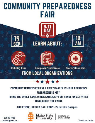 ISU's 9/11 Day of Service: Community Preparedness Fair