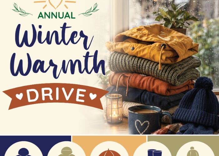 Flyer or photo for Winter Warmth Drive