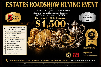 Estates Roadshow - Pocatello, ID | Free On-Site Buying Event