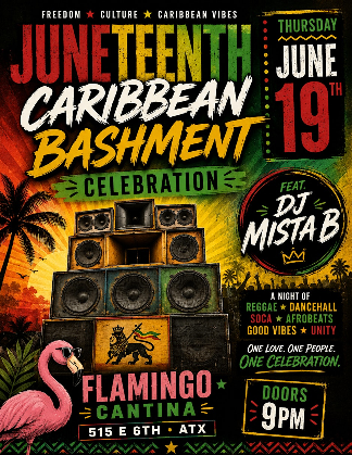 Juneteenth Caribbean Bashment Celebration with DJ Mista B & Special Guests