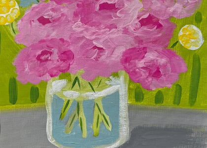 Summer Bouquet Paint & Sip at V&VG